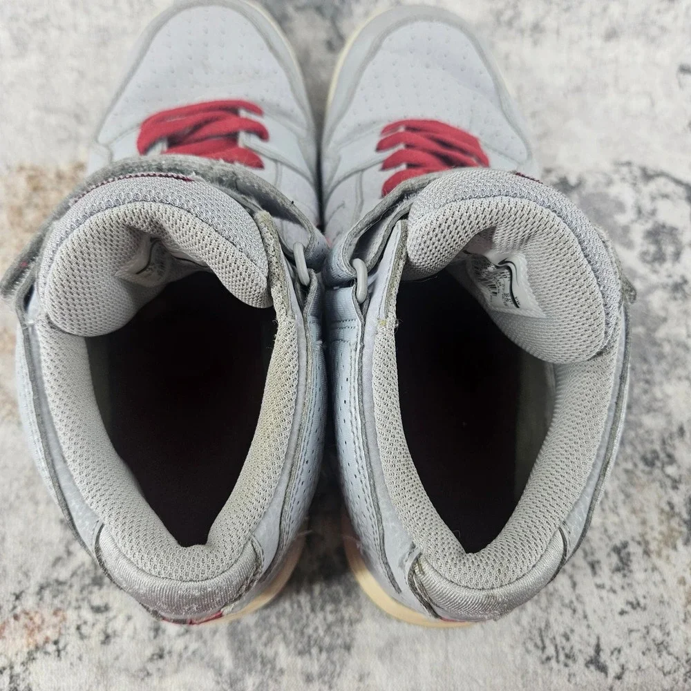 Nike Morgan Jr Skateboarding SB Shoes‎ Youth 7 Womens 8.5 Gray High Top Lace Up